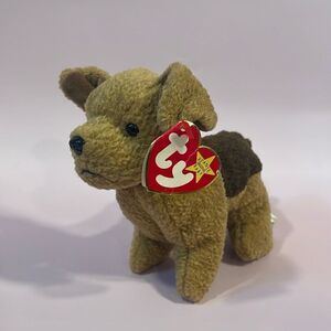 Ty Beanie Baby Tuffy the Dog Excellent Used Condition NWT 1996 Vintage 7” long